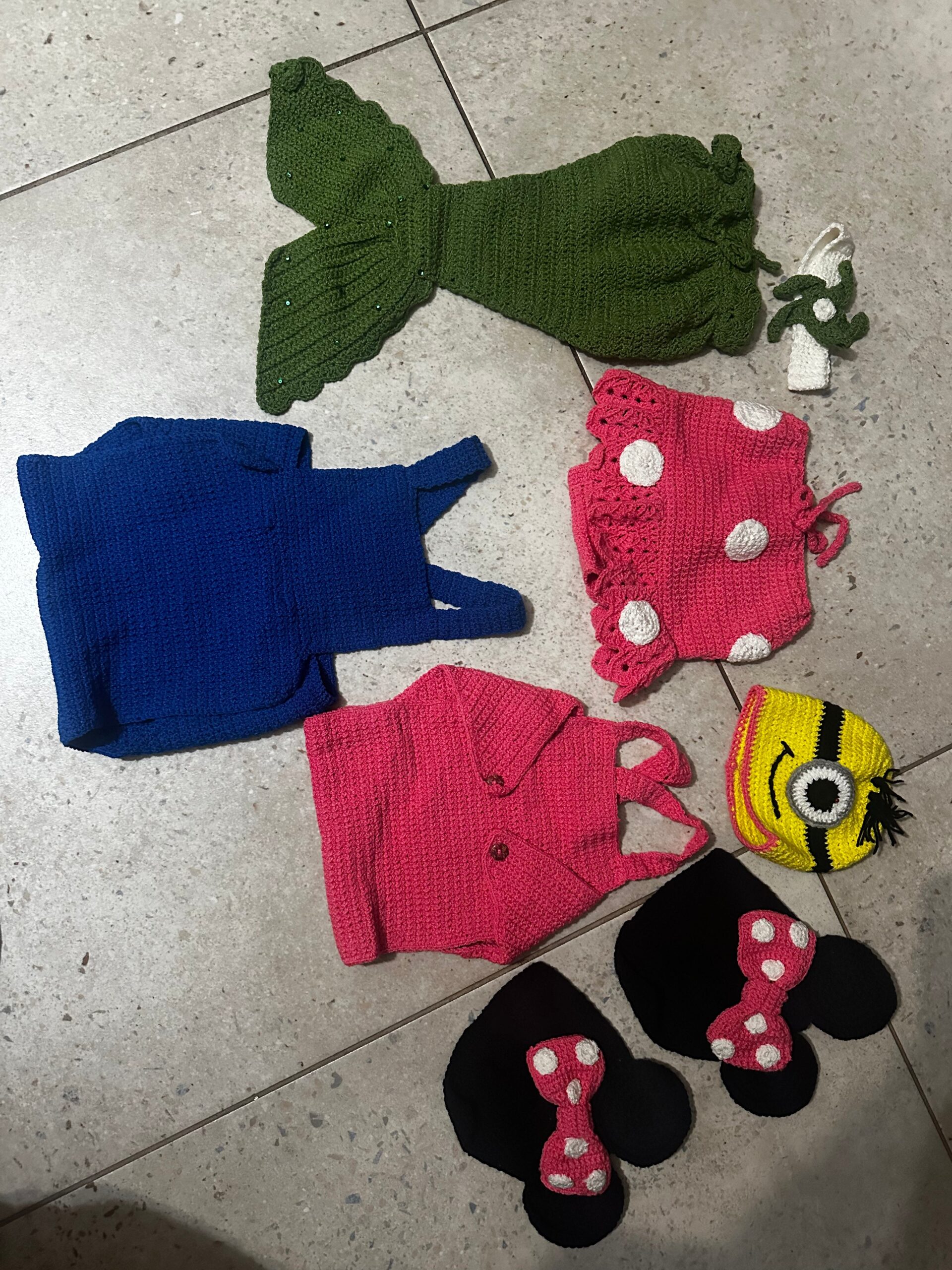 Kiddies crochet cute items / DEMO