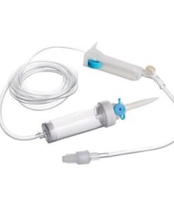 Admin Infusion Set with 1 Y site without Needle 60 drops 180cm (pack of 100s)