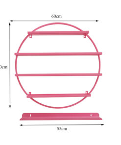 Alternative view of Diva Round Nail polish display Shelf - White
