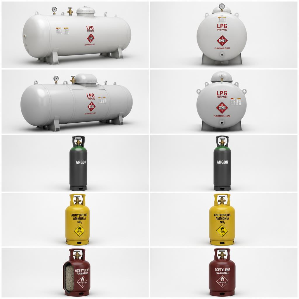 Argon/CO2 Mix Shielding Gas Cylinder 10L (MIG Welding setups)