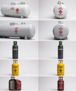 Oxygen tanks for breathing